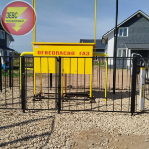 Прокладка газопровода и установка МРП.