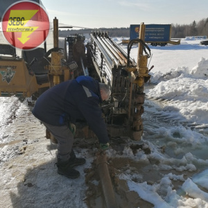 Бестраншейная прокладка трубы под газ в Новой москве