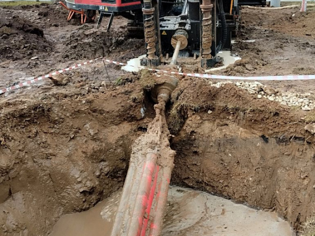 Бестраншейная прокладка  футляров.